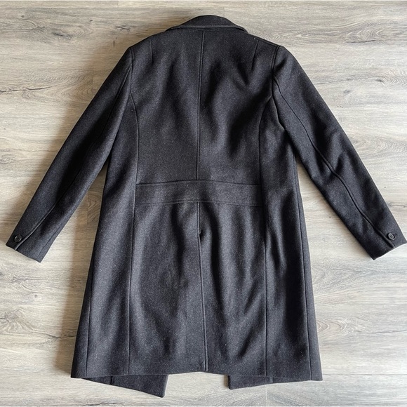 AllSaints Italian Wool Banner Coat - Picture 4 of 6